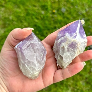 Raw Amethyst Root Points | Crystal Home Decor | Crystal Healing
