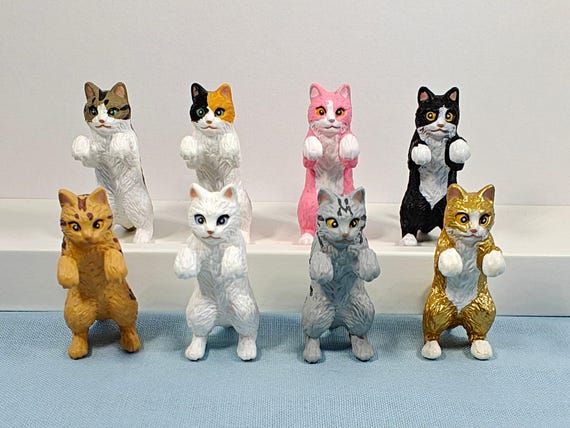 Hang on Cats All 8 Types Capsule Toy Gacha Gashapon Japan