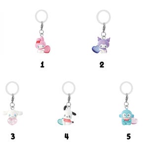 1 My Melody
2 Kuromi
3 Cinnamoroll
4 Pochacco
5 Hangyodon