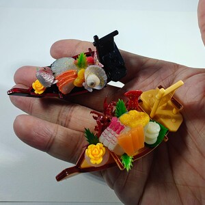 1 Lobster sashimi boat 
2 Luxurious sea bream sashimi boat