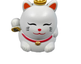 Fortune Cat Pull Back All 4 Types Capsule Toy Gacha Gashapon Japan GachaReward