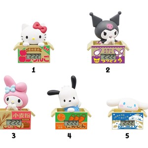 1 Hello Kitty
2 Kuromi
3 My Melody
4 Pochacco
5 Cinnamoroll
