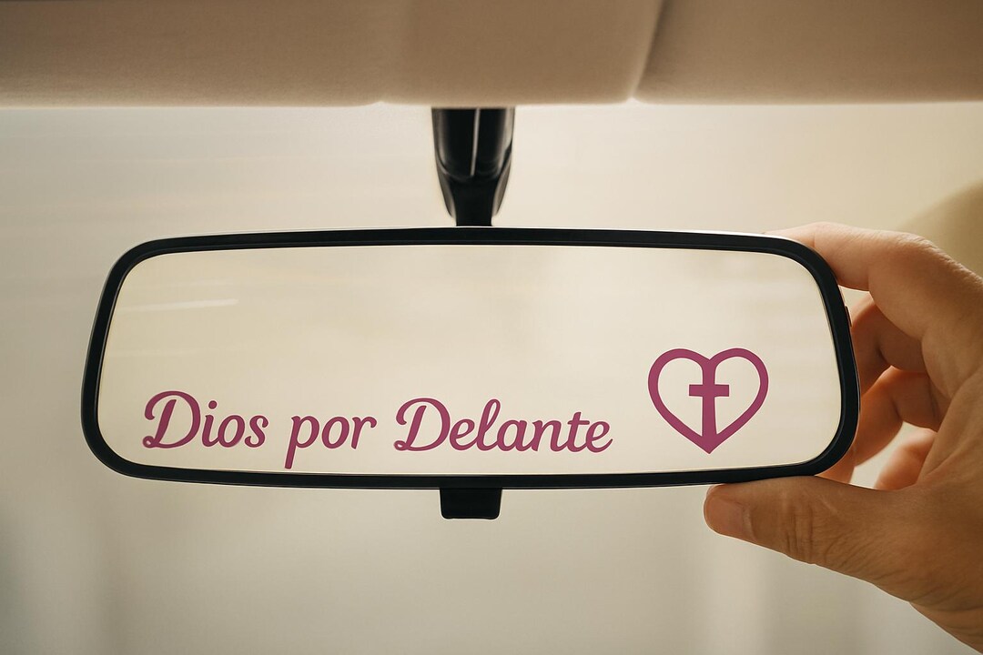 Custom Message Mirror Sticker - Etsy