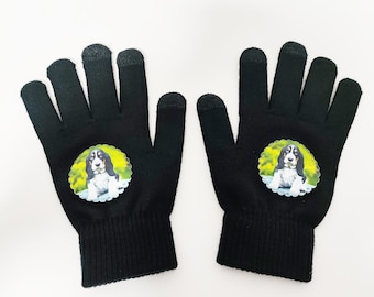 Benutzerdefinierte Foto Handschuhe Geschenk für Papa personalisierte Haustier Bild Handschuhe Winter Geschenk benutzerdefinierte Erwachsene Hand tragen Winter Geburtstag