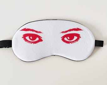 Funny Eyes Sleep Mask: Customizable Cooling Gel, Travel Gift