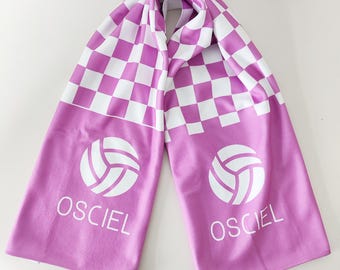 Custom Volleyball Team Towel Personalized End of Season Gift for Volleyball Players Coaches Teams