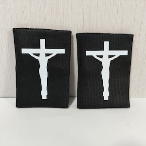 Kreuz Handgelenk Schweißbänder 2er-Set, Jesus Sports Schweißbänder