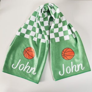 Custom Sports Towel, Personalized Basketball Towel, Soccor Team Gift, Baseball, Tennis, Fitness, Custom Name Golf Towels