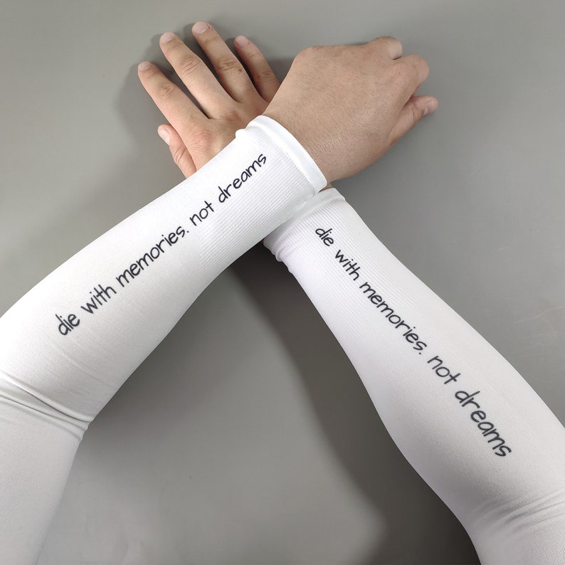 White Cooling Arm Sleeves, Sun Protection Sleeve, UV Protection Cooling