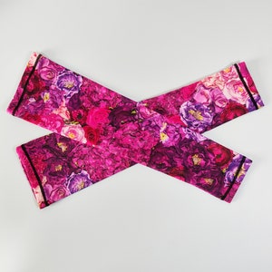 Flowers Arm Sleeves Gardening Arm Wear Women Driver Sleeves UV Protection Gift for Mom Arm Sleeves Cycling