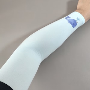 Cute Whale Cooling Arm Sleeves, Summer UV Protection Car Sleeves, Outside Sports Arm Sleeves