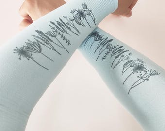 Floral Arm Sleeves: UV Protection, Anti-Bug - Gardening, Sports