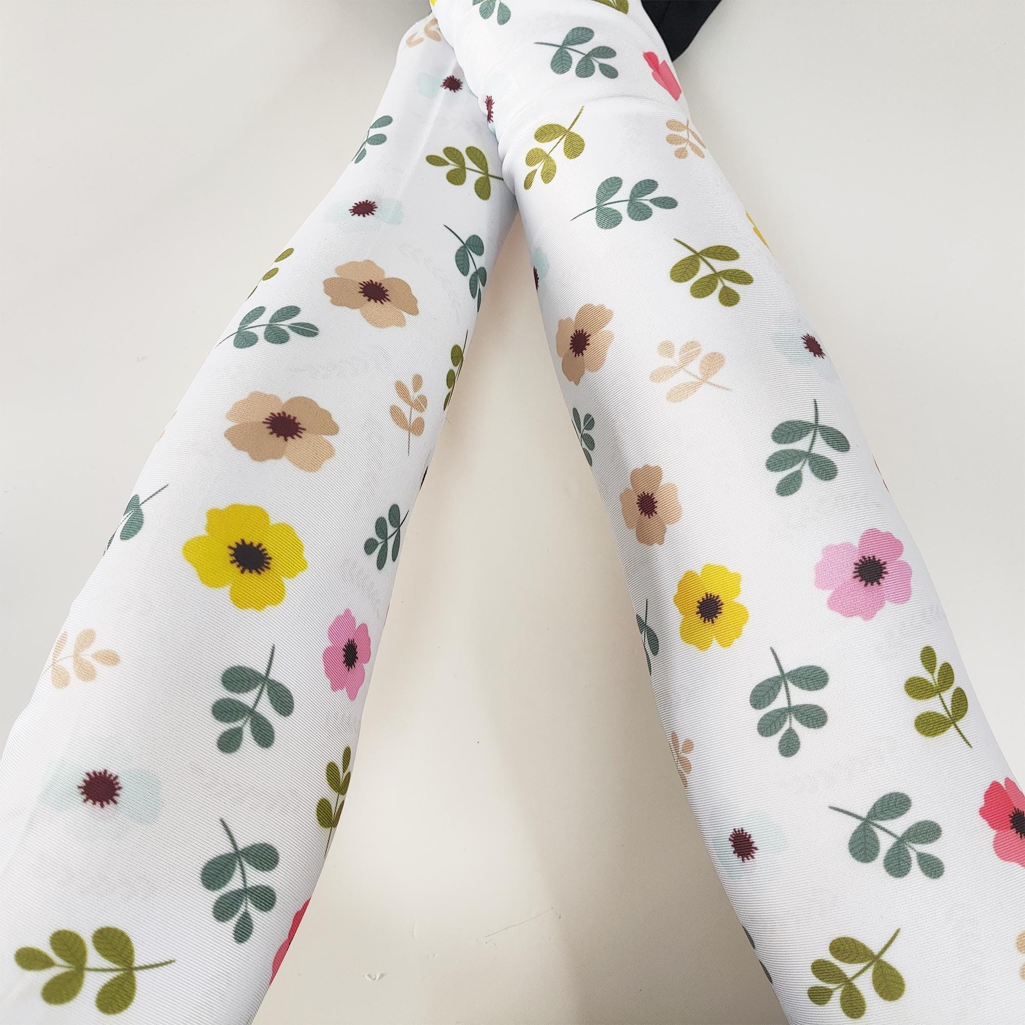 Floral Arm Sleeves for Women UV Protection Sun Sleeves for Gardening Driving Cycling Golf Hiking