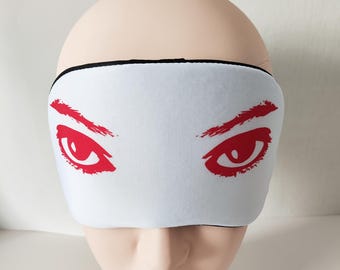 Funny Eyes Sleep Mask: Customizable Cooling Gel, Travel Gift