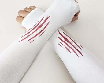 Floral Arm Sleeves: UPF 50 Sun Protection for Cycling, Running