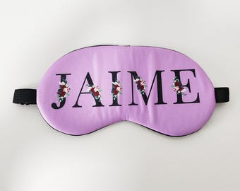 Personalized Eye Mask Sleep Aid Gift for Mom Travel Airplane Relax Mother's Days Gfits