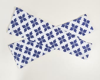 Blue Pattern UV Protection Arm Sleeves: Gardening, Fishing, Hiking