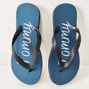 Custom Flip Flops Personalized Slippers with Name Flip Flops for Women Slippers for Chiristmas Gift for Men Slides Custom Name Gift