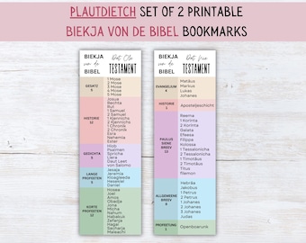 Plautdeutch Bijbelbladwijzer, cadeaus voor vrouwen, Nederduitse taal, boeken van de Bijbel bladwijzers, christelijke bladwijzer voor vrouwen, Bijbelmarkering