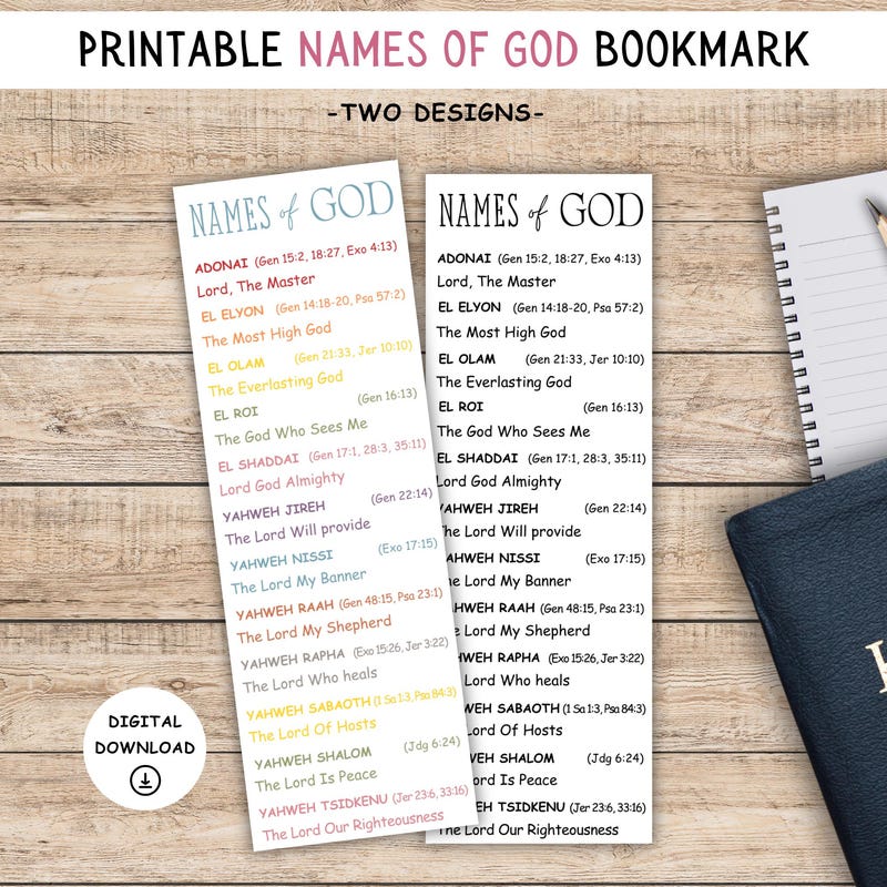 Names of God - Etsy