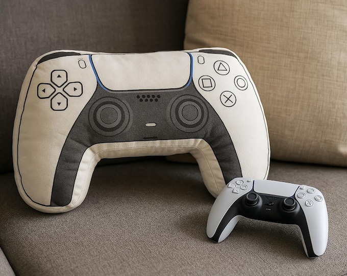 Video Game Controller Pillow - Video Game Controller Cushion - Game Room Decor - Plush Game Controller - Video Game Pillow - Gamer Pillow
