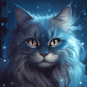 War Cat Prints - Jay feather (Variation)  - Digital Download