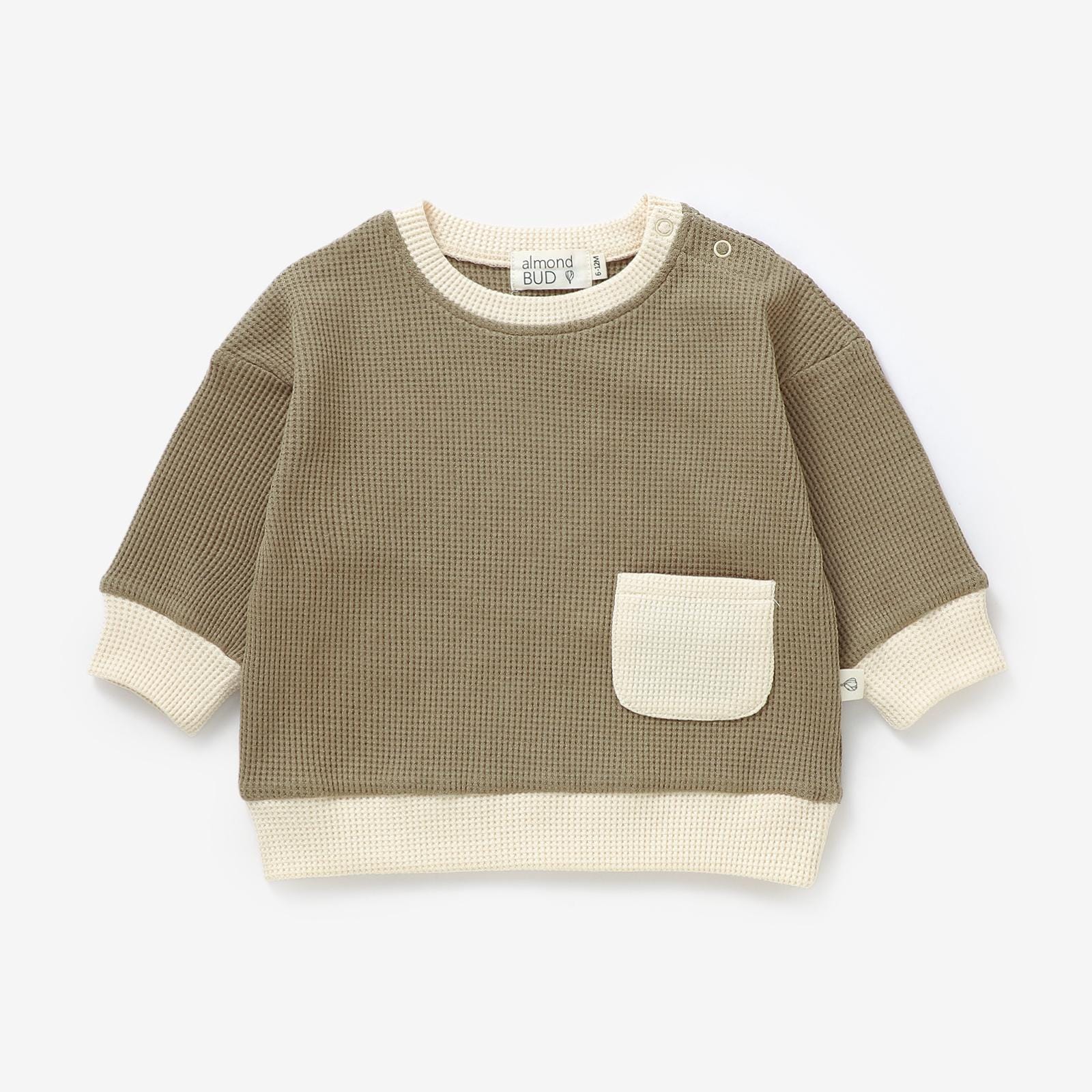 Baby Waffle Sweater and Shorts Set
