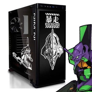 Custom Painted Evangelion Asuka PC Case  ranime