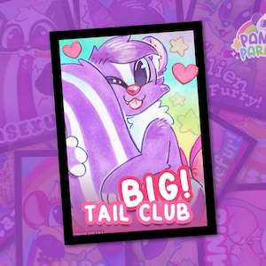 Species Tag Badges - Big Tail | Convention badge for furries, therians, otherkin