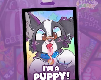 Species Tag - Puppy | Convention badge for furries, Therians, otherkin, LGBT+ pride