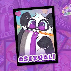 Species Tag Badges - Asexual | Convention badge for furries, Therians, otherkin, LGBT+ pride