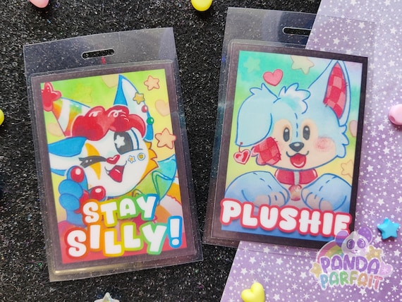 Species Tag Badges - Plushie, Stay Silly | Convention badge for furries, Therians, otherkin, clowns, kawaii