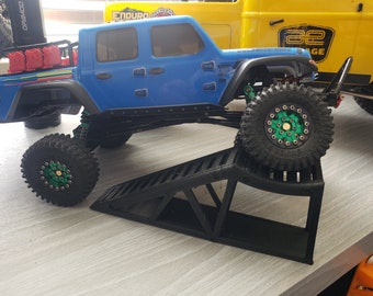 24 scale scx24 trx4m crawler flex ramps