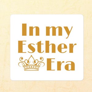Pegatinas troqueladas sin burbujas de In My Esther Era