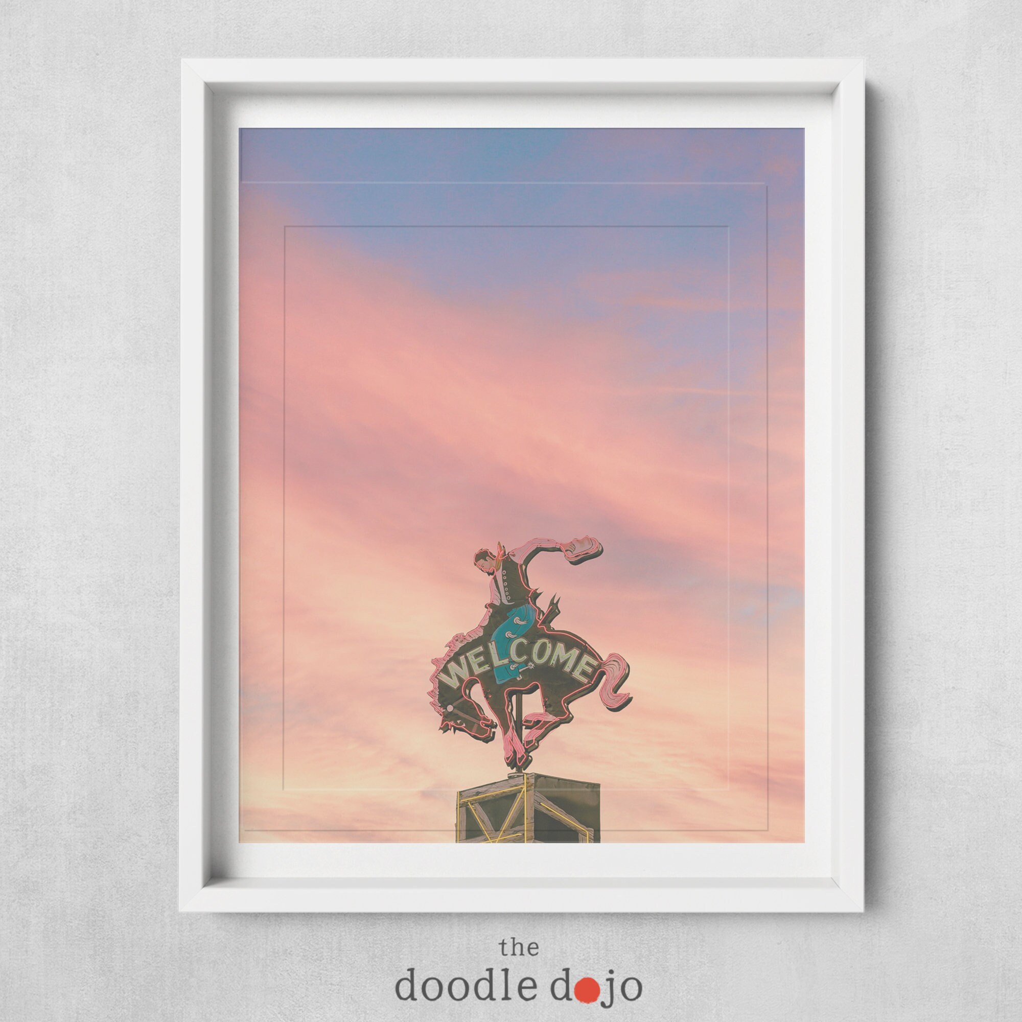 Western Wall Art Cowboy Print Country Western Boho Home Decor Bathroom ...