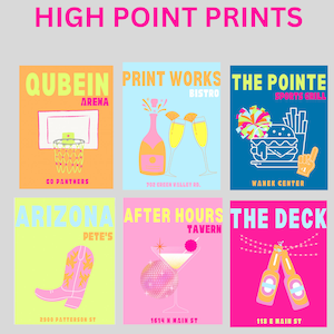 High Point University Preppy Prints