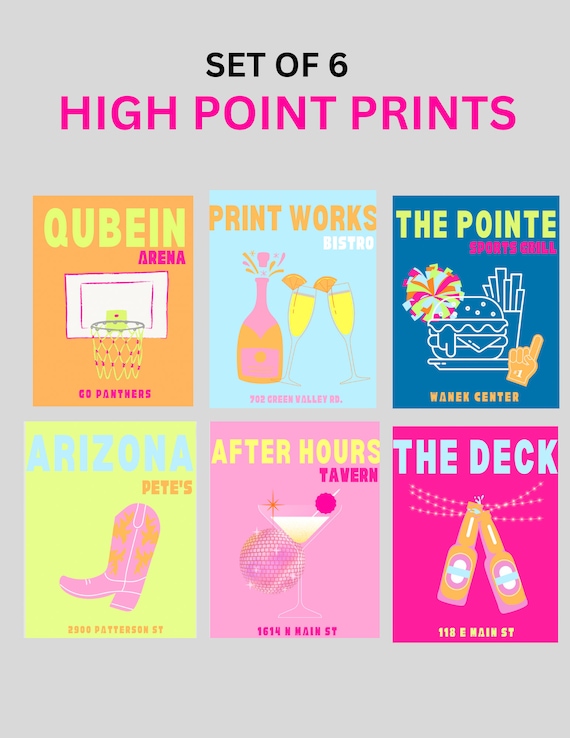 High Point University Preppy Prints