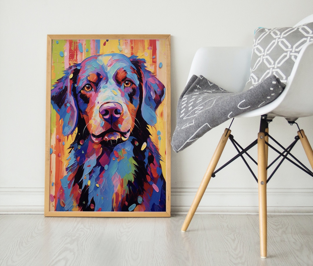 Labrador Retriever, Pop Colorful Series, Labrador Retriever Art Print ...