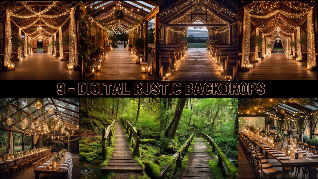 9 Rustic & Scenic Digital Photography Backdrops: Capturing Timeless ...