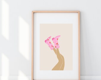 3 sets Nashville Gallery, Coastal Cowgirl, Cherry Boots, Western Hats Wall Art, Retro Decor, Pink Cowgirl Aesthetic, Preppy Dorm Decor