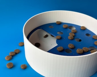 Spinning Dog Feeding Dish: Enrichment Puzzle Toy, Easy-Clean Design