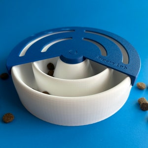 Interactive Dog Slow Feeder: 3D Print Puzzle Bowl (Digital STL)
