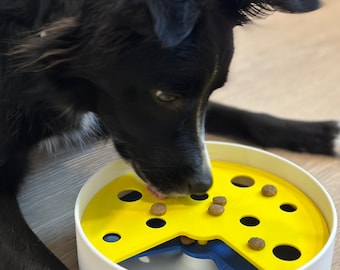 Spinning Dog Feeding Puzzle: Enrichment Mealtime Bowl