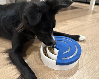 Interactive Slow Feeder for Dogs | Stimulating Feeding Bowl | Puzzle Bowl for Pups | Healthy Eating | Enrichment and Mental Stimulation