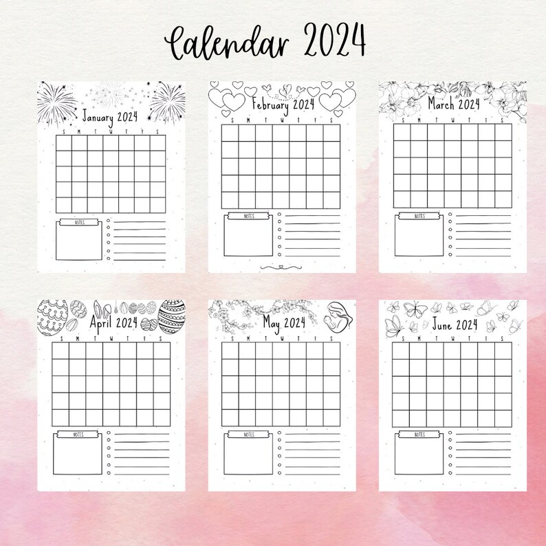 Calendar 2024 Printable Calendar - Il 794xN.5705320047 Kp78 