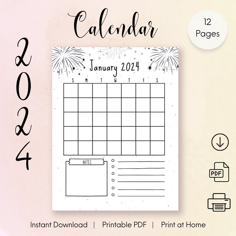 Calendar 2024 Printable Calendar - Il 794xN.5657266004 6am6 