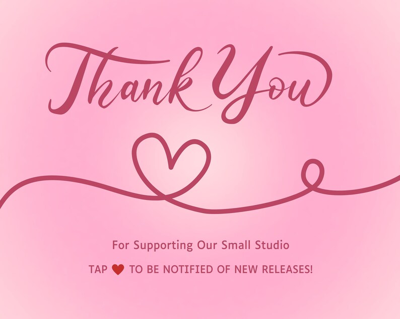Thank you for supporting our studio - Simply Novelty