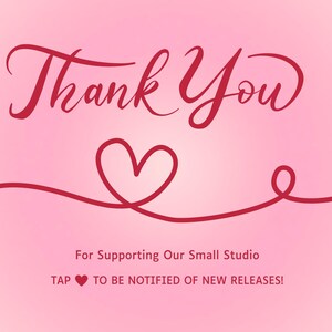 Thank you for supporting our studio - Simply Novelty