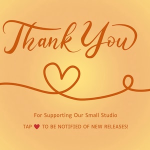 Thank you for supporting our studio - Simply Novelty