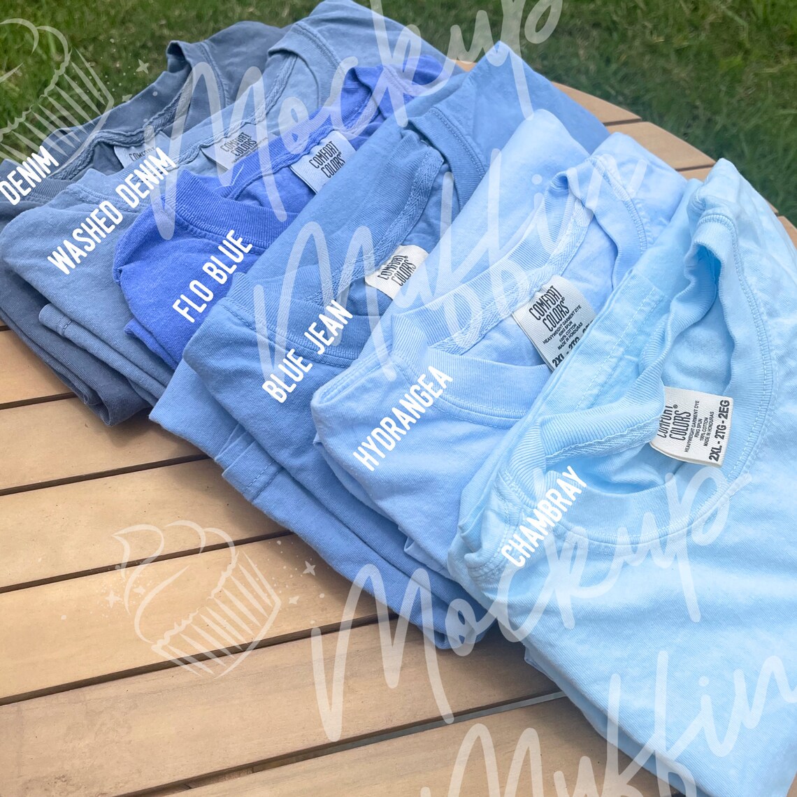 Comfort Colors Chart Tshirt Color Chart for Stunning Product Listings